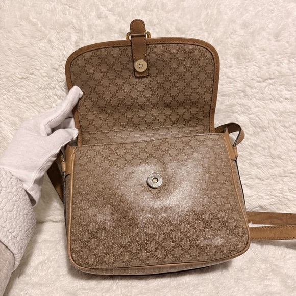 CELINE Macadam Vintage Shoulder Crossbody Bag Adjustable Strap - Picture 7 of 16